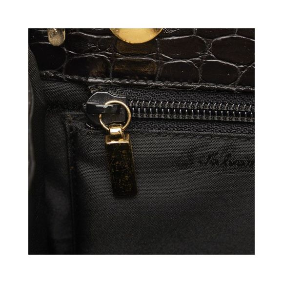 Pre Loved Salvatore Ferragamo Bow-Accented Leather Handbag - Picture 8 of 10
